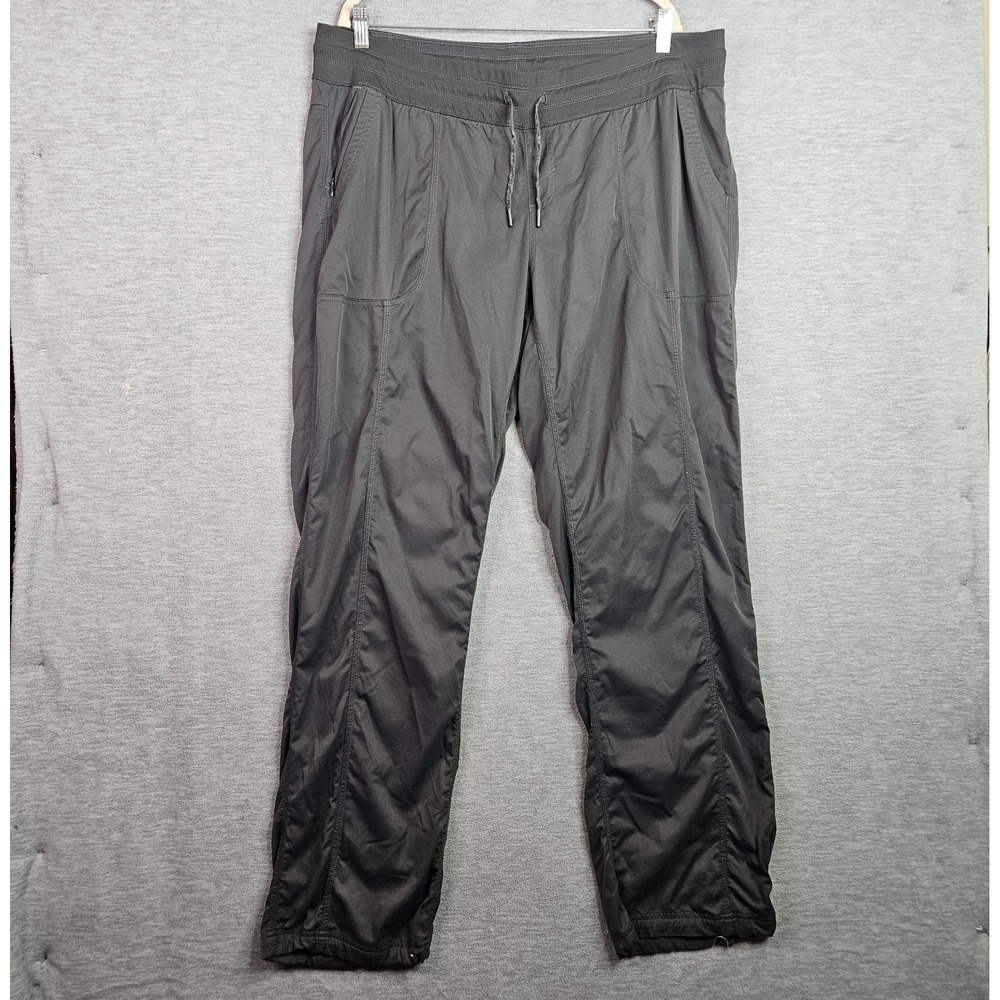 The North Face Women's Dark Gray Hiking Pants Size XL Drawstring
